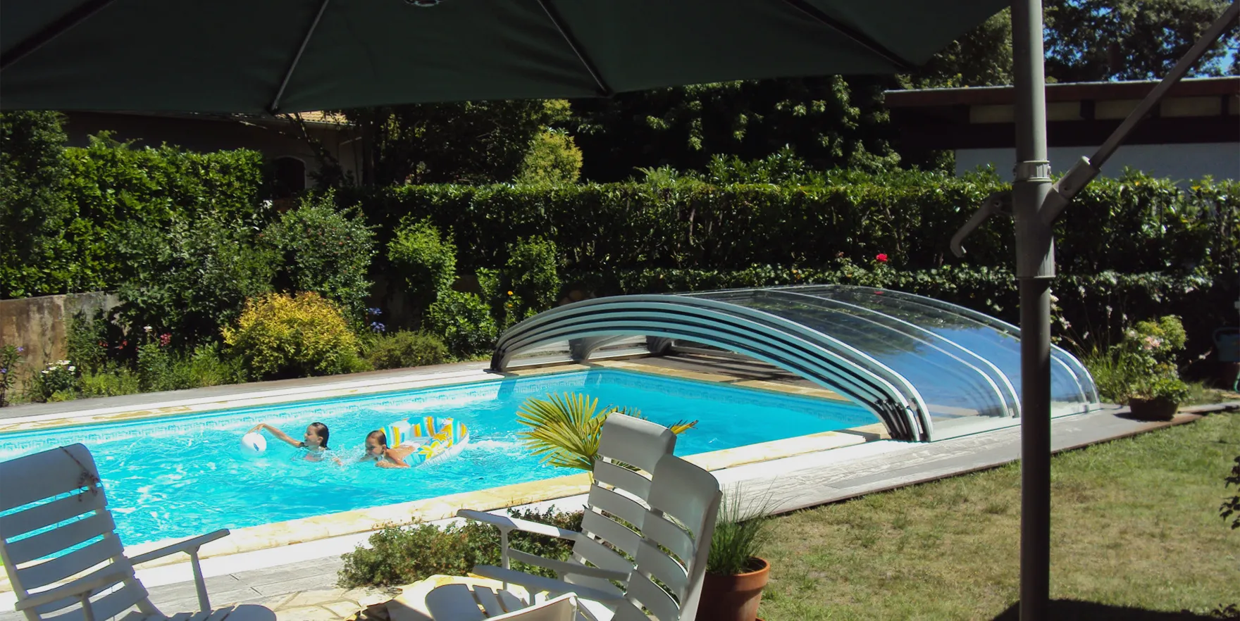Abri de piscine haut Cintral