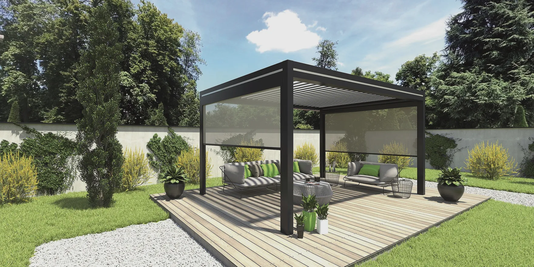 Pergola bioclimatique Cintral